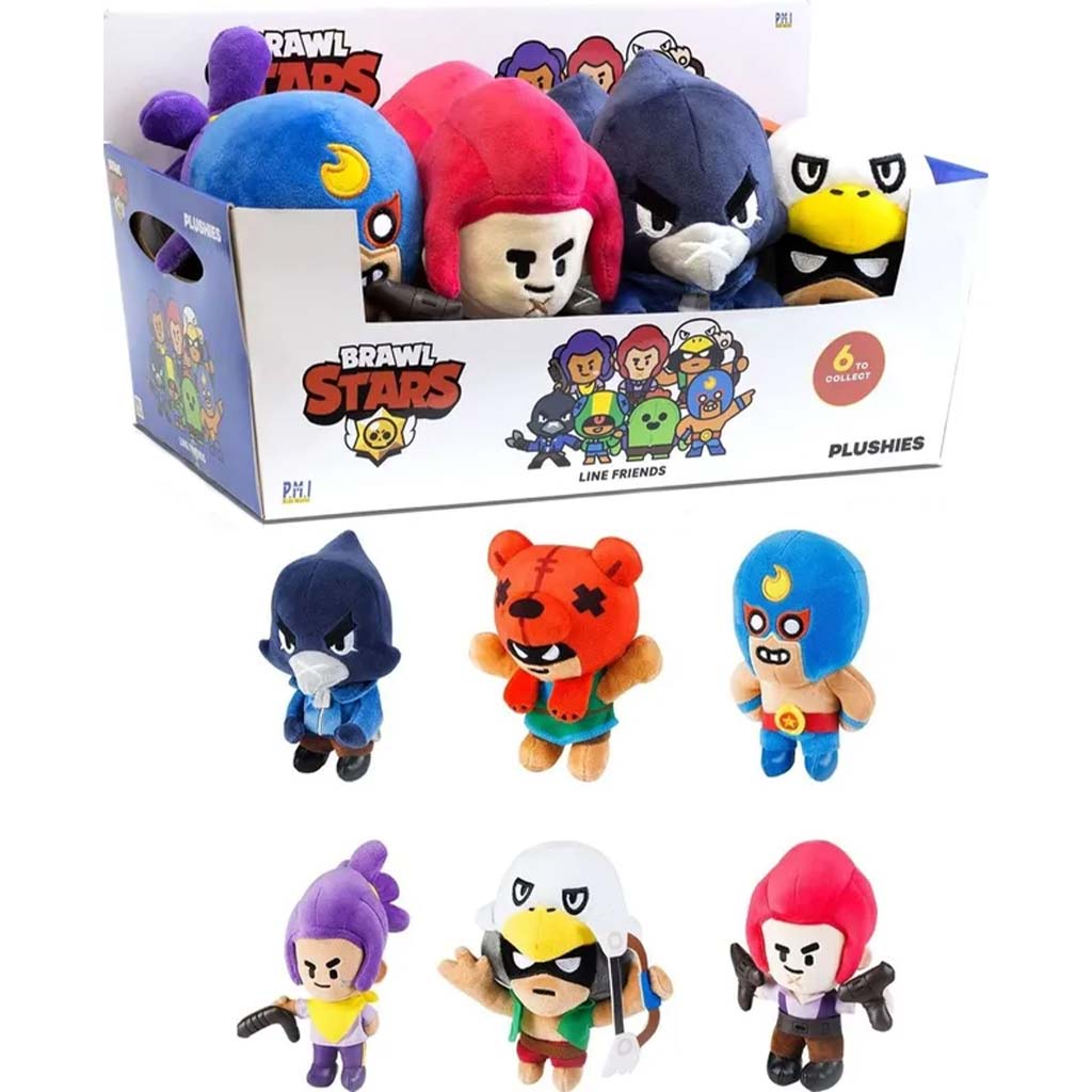 Plyšová figurka Brawl Stars 16,5 cm, rôzne druhy