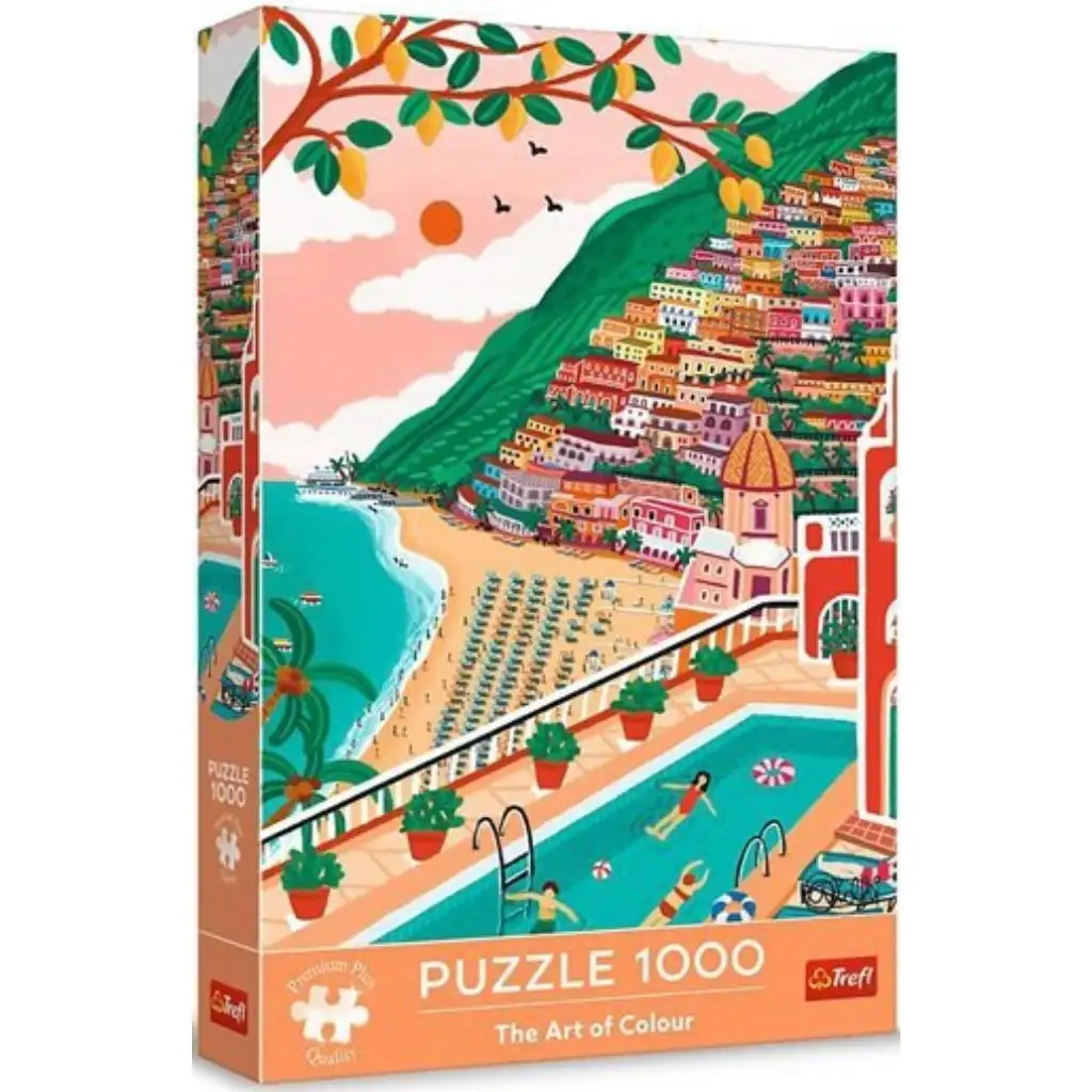 Positano Taliansko 1000-dieliková prémiová plus puzzle - Trefl