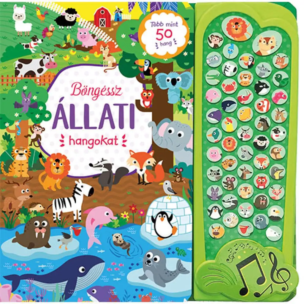 Prehliadaj zvuky zvierat v detskej knihe