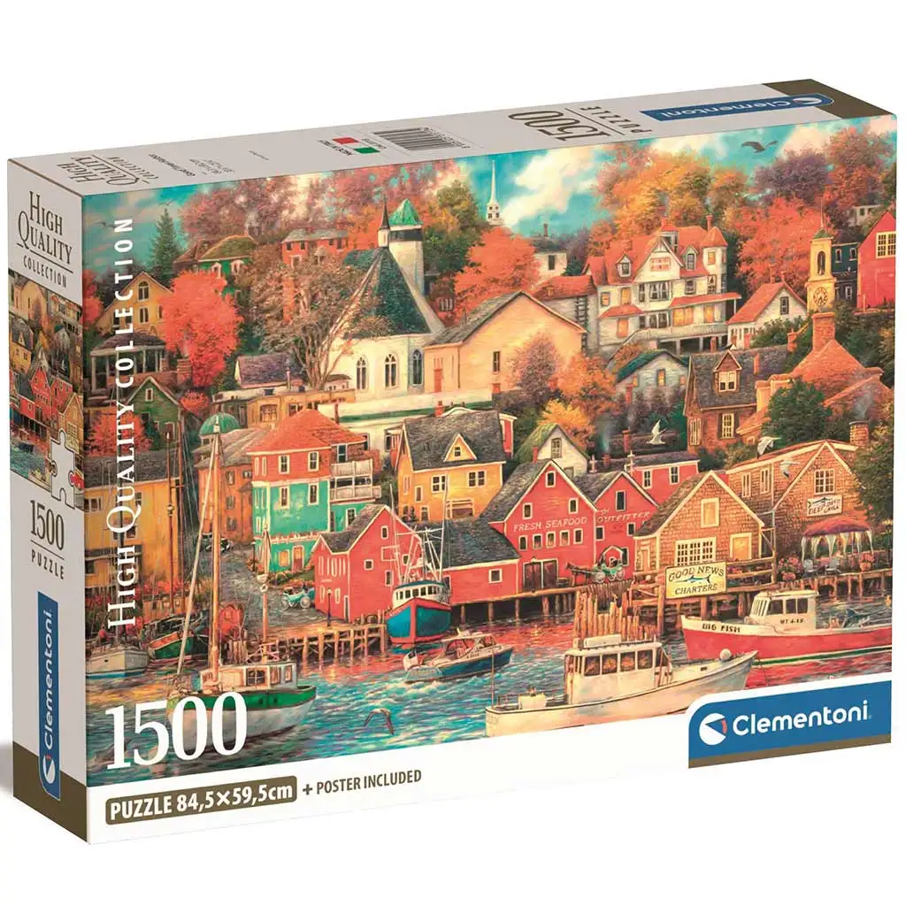 Prístavné mesto 1500 dielikové HQC puzzle 84,5x59,5cm - Clementoni