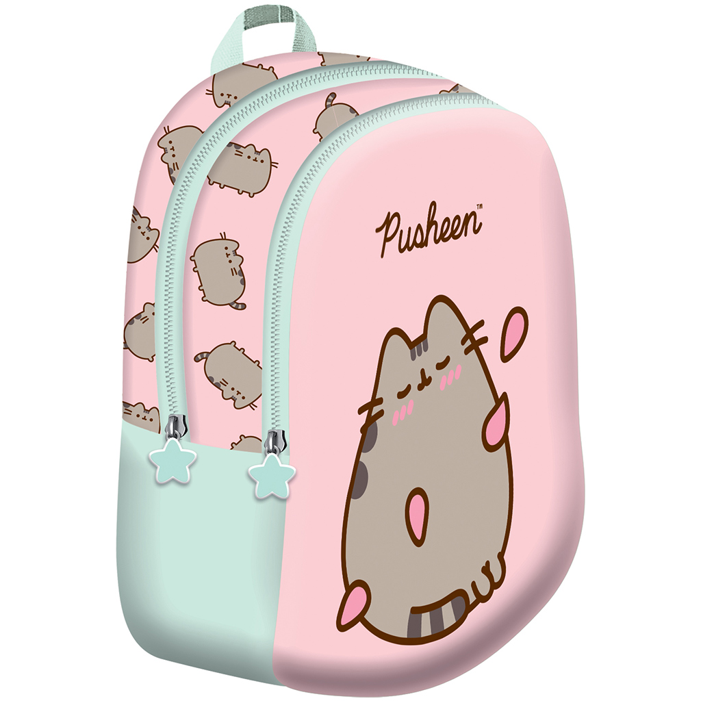 Pusheen ružový škôlkarský ruksak 28x23x13 cm