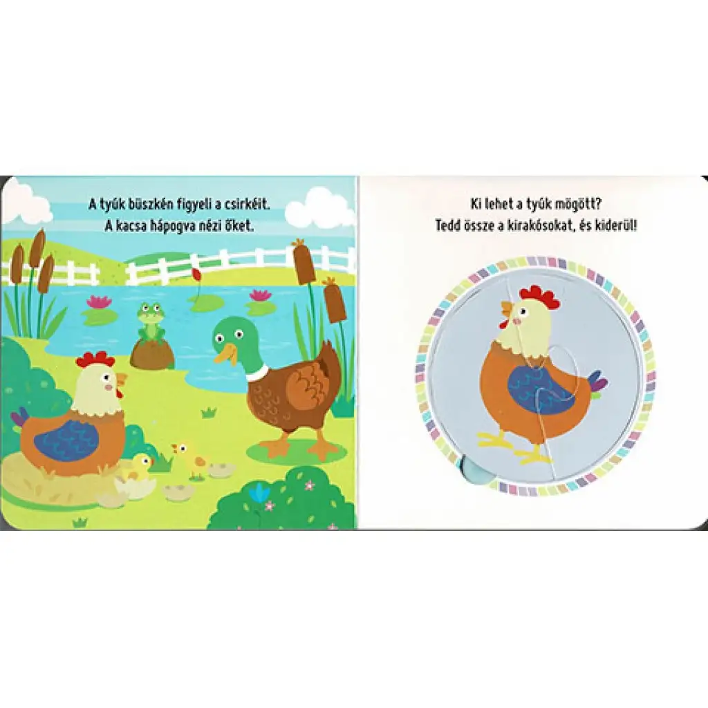 Puzzle pre najmenších - Farma detská kniha kép 3