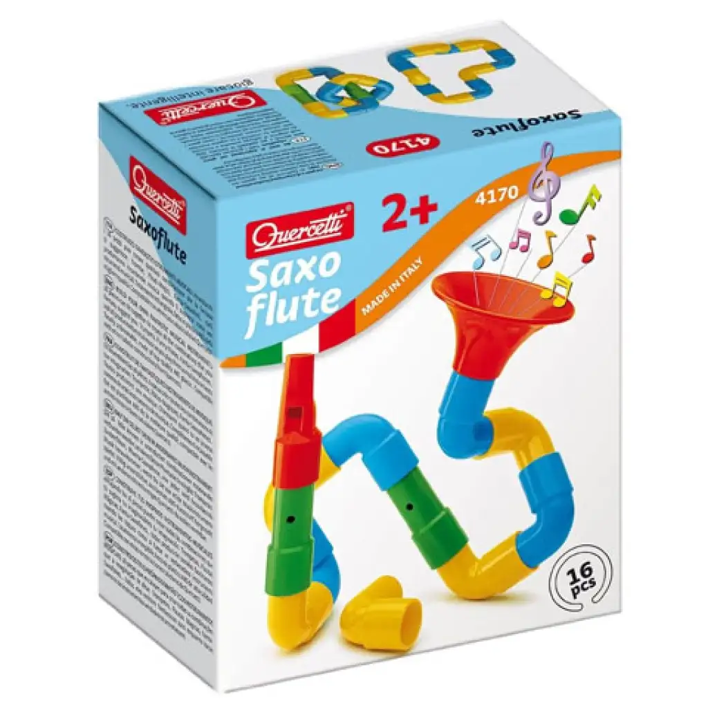 Quercetti Saxoflute Zostaviteľný hudobný nástroj 16 dielikov
