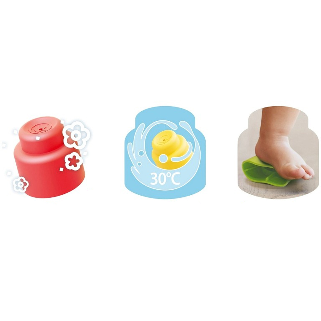 Quercetti: Momy Soft 28-dielna súprava mäkkých stavebných kociek kép 3