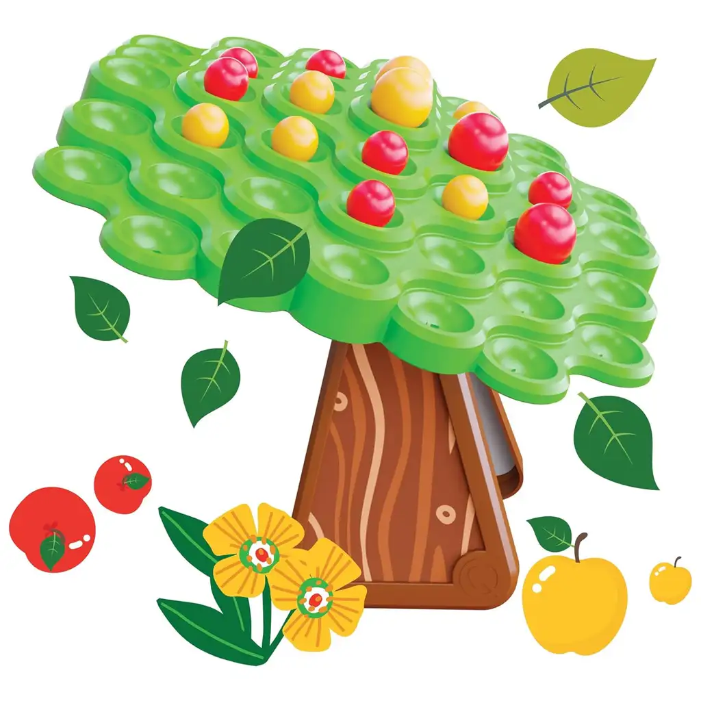 Quercetti: Stay Apple balančná drevená zručnostná hra kép 3