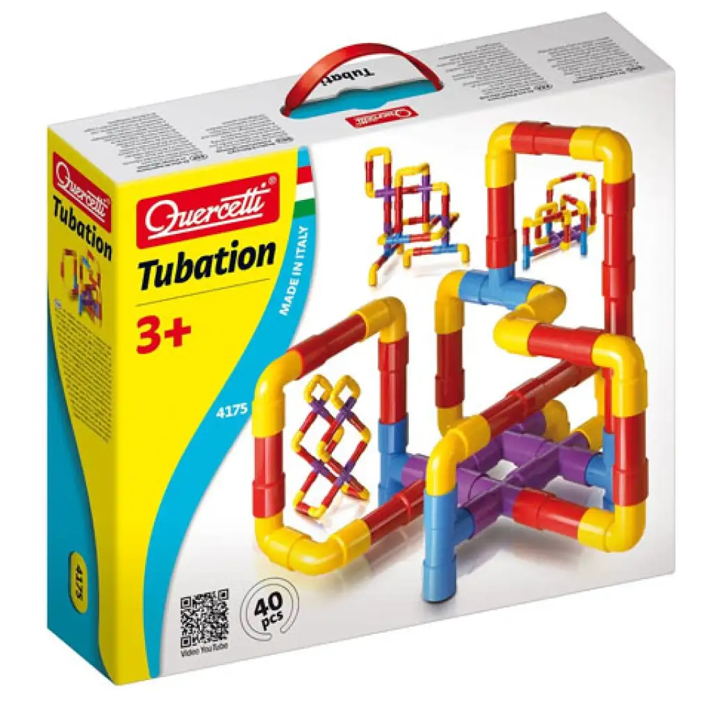 Quercetti Tubation Zostaviteľné potrubie 40 dielov 