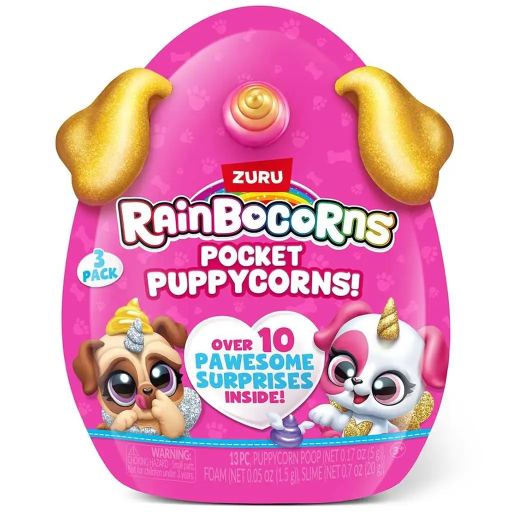 Rainbocorns: Pocket Puppycorn prekvapenie psík v rôznych variantoch 1ks