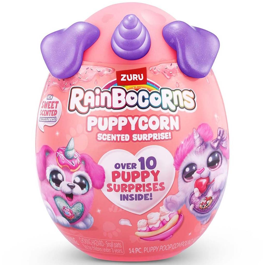 Rainbocorns: Pocket Puppycorn prekvapenie voňavý psík plyšová figúrka v rôznych variantoch 1ks