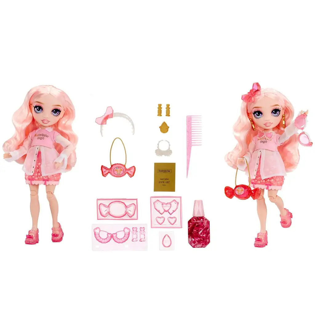 Rainbow Crystal Bella bábika s doplnkami na vlastnú výrobu kép 3