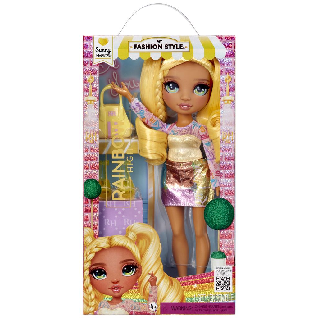 Rainbow High: Môj módny štýl Sunny Madison bábika s doplnkami