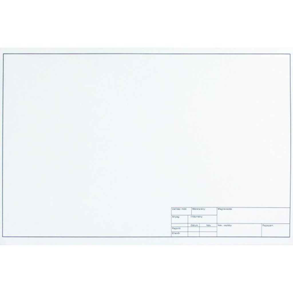 Rámované technické výkresové listy A3, balenie 10 ks