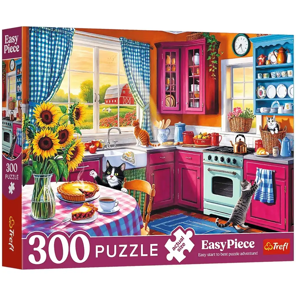 Ráno v kuchyni Easy Piece 300-dielikové puzzle - Trefl