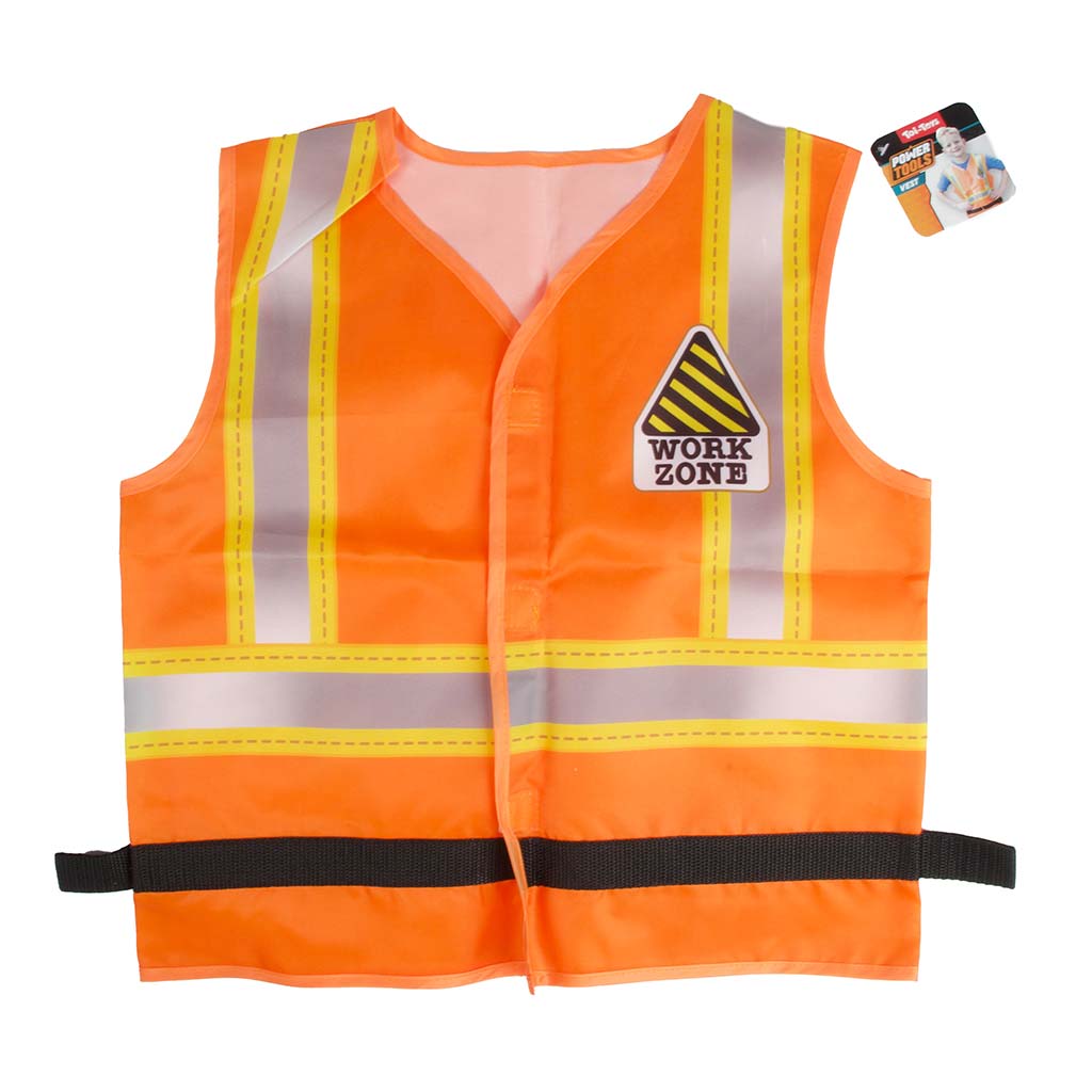 Reflexná vesta pre stavebných pracovníkov v oranžovej farbe