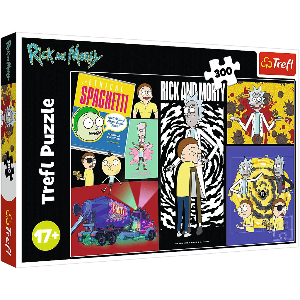 Rick a Morty - Zvláštne miesto v galaxii, 300-dielne puzzle - Trefl