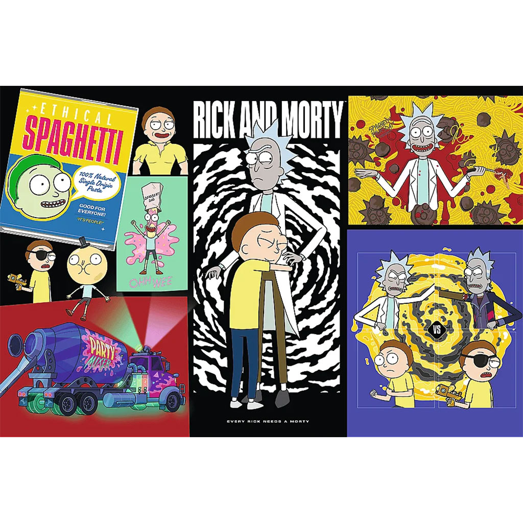 Rick a Morty - Zvláštne miesto v galaxii, 300-dielne puzzle - Trefl kép 2