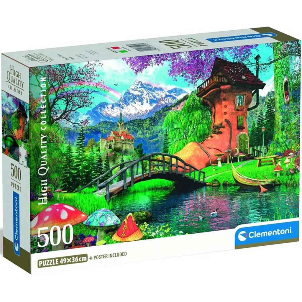 Rozprávková krajina HQC 500 dielikov puzzle - Clementoni