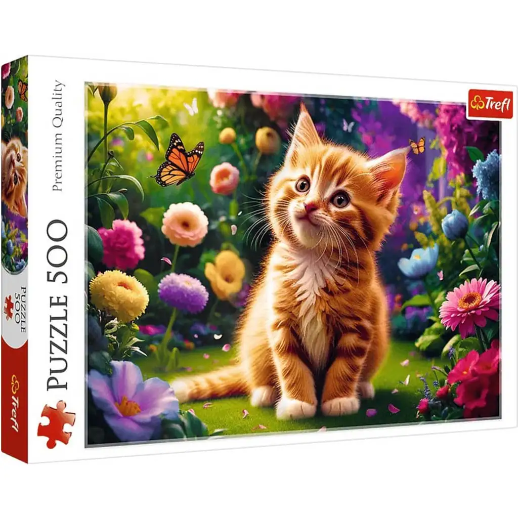 Roztomilá mačka 500-dieliková puzzle - Trefl