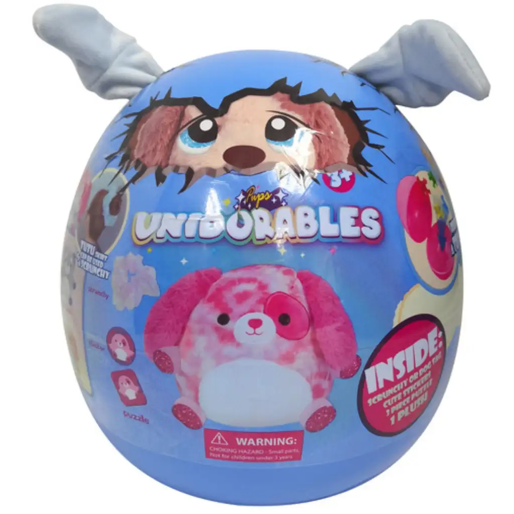 Roztomilé plyšové hračky psíkov v rôznych variantách