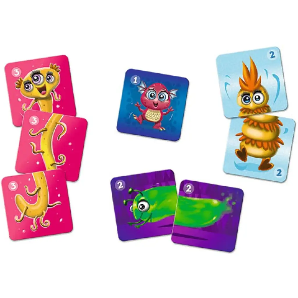 Roztomilé príšerky Classic & Plus pamäťová hra 36 ks - Trefl kép 2