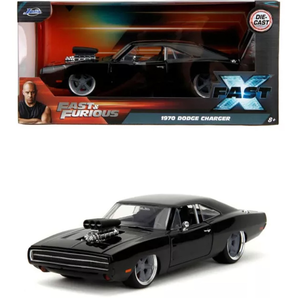 Rýchlo a zbesilo: 1970 Dodge Charger kovový model auta 1/24 - Jada Toys