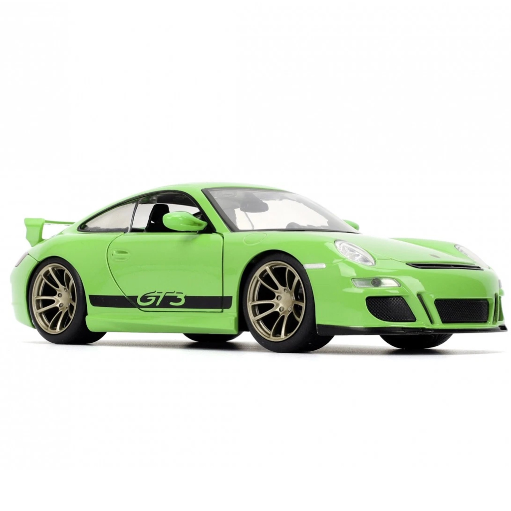 Rýchlo a zbesilo: 2007 Porsche 911 GT3 kovový model auta 1/24 - Jada Toys kép 2