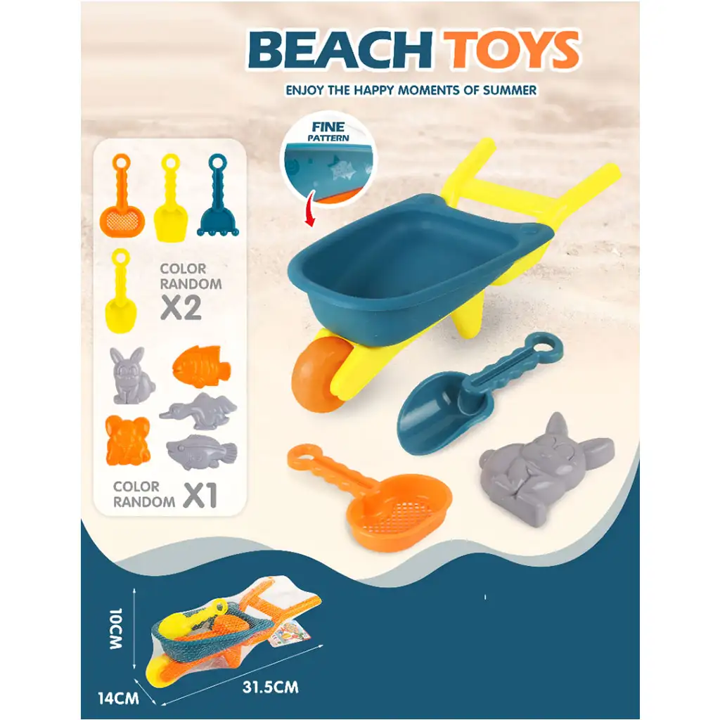 Sada na pieskovisko s fúrikou 4-dielna