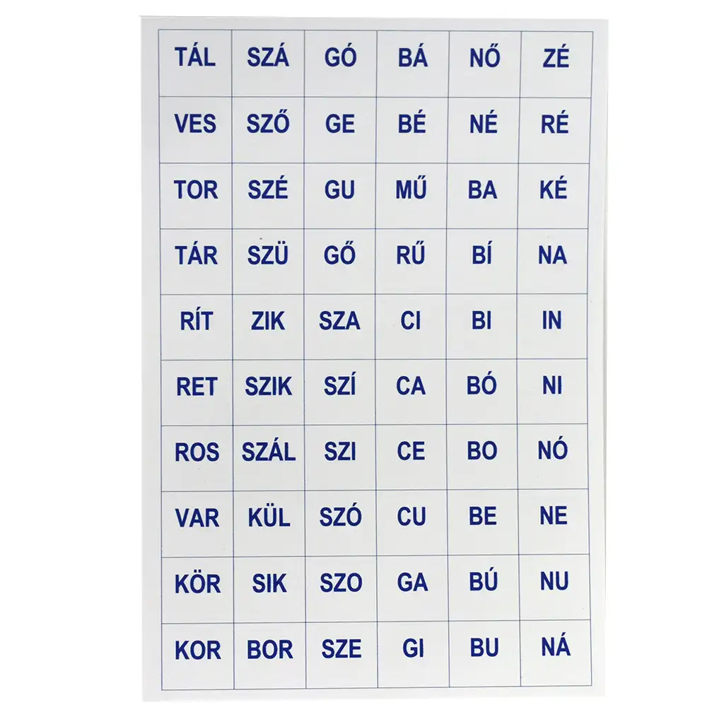 Sada šablón na vyrezávanie písmen, 4 listy