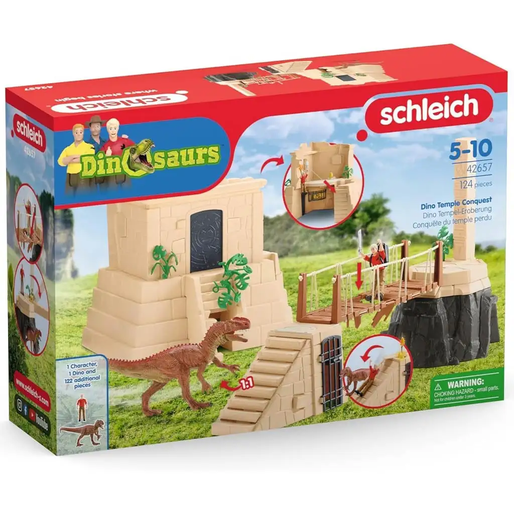 Schleich: Dobrodružná sada Dino chrám (41657)