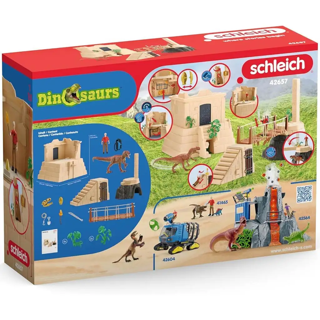Schleich: Dobrodružná sada Dino chrám (41657) kép 3