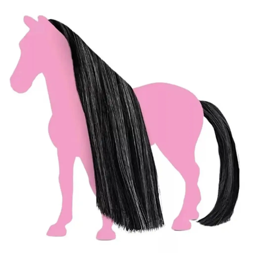 Schleich Horse Club: Sofias Beauties - Čierna hriva a chvost doplnková sada (42649) kép 2