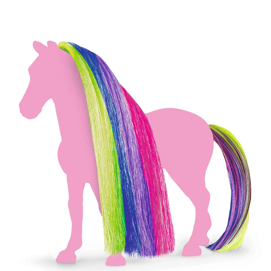 Schleich Horse Club: Sofias Beauties - Dúhová hriva a chvost doplnková sada (42654) kép 2