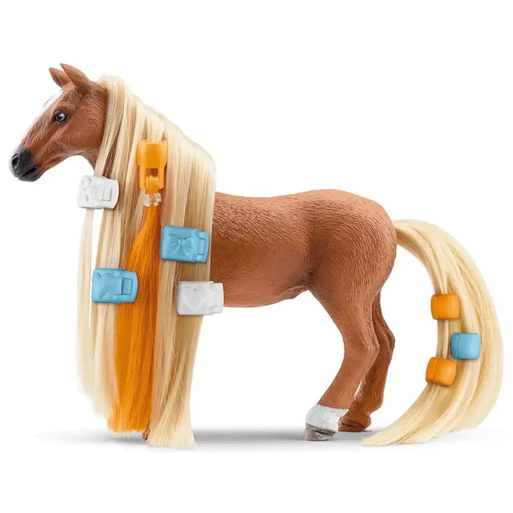 Schleich Horse Club: Sofias Beauties - Kim a Caramelo kone s česateľnou hrivou štartovacia sada (42585) kép 2