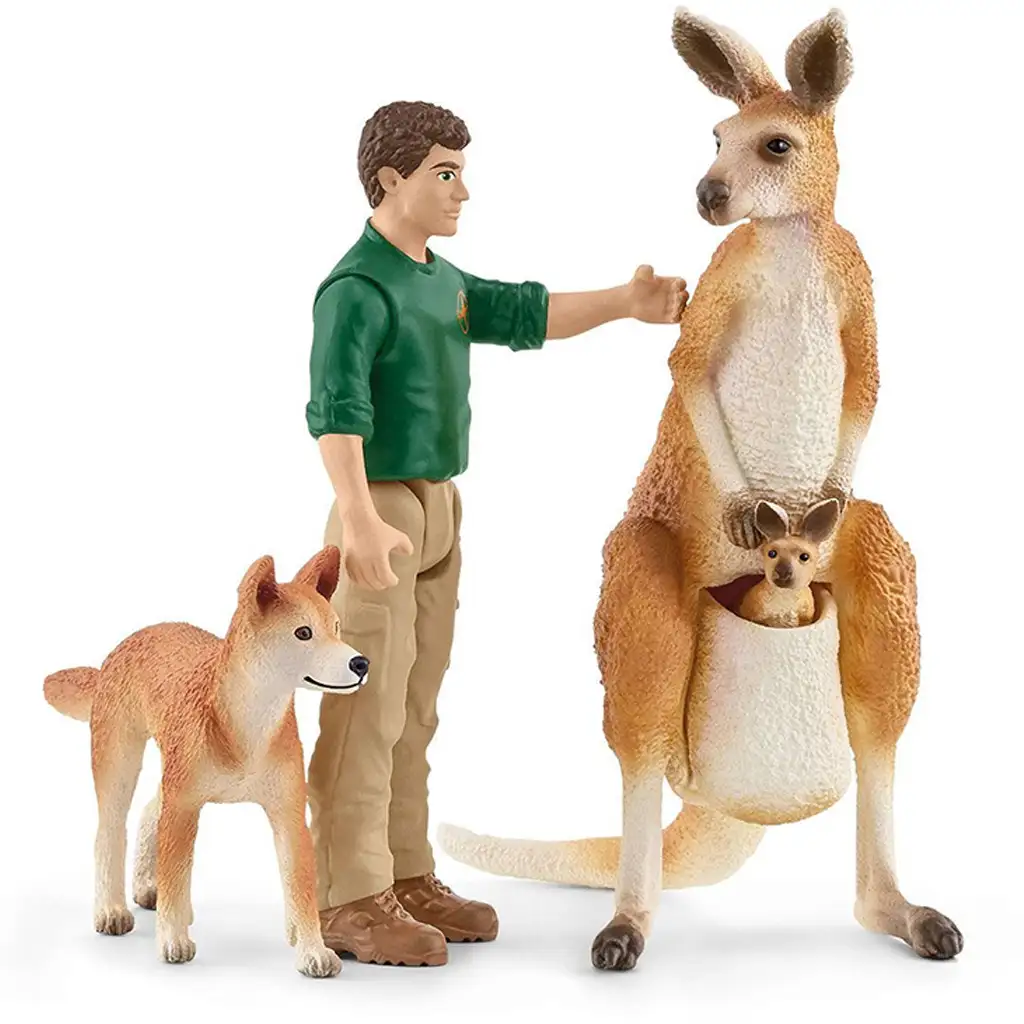 Schleich: Wild Life - Kengura dobrodružstvo figúrkový set (42550) kép 2