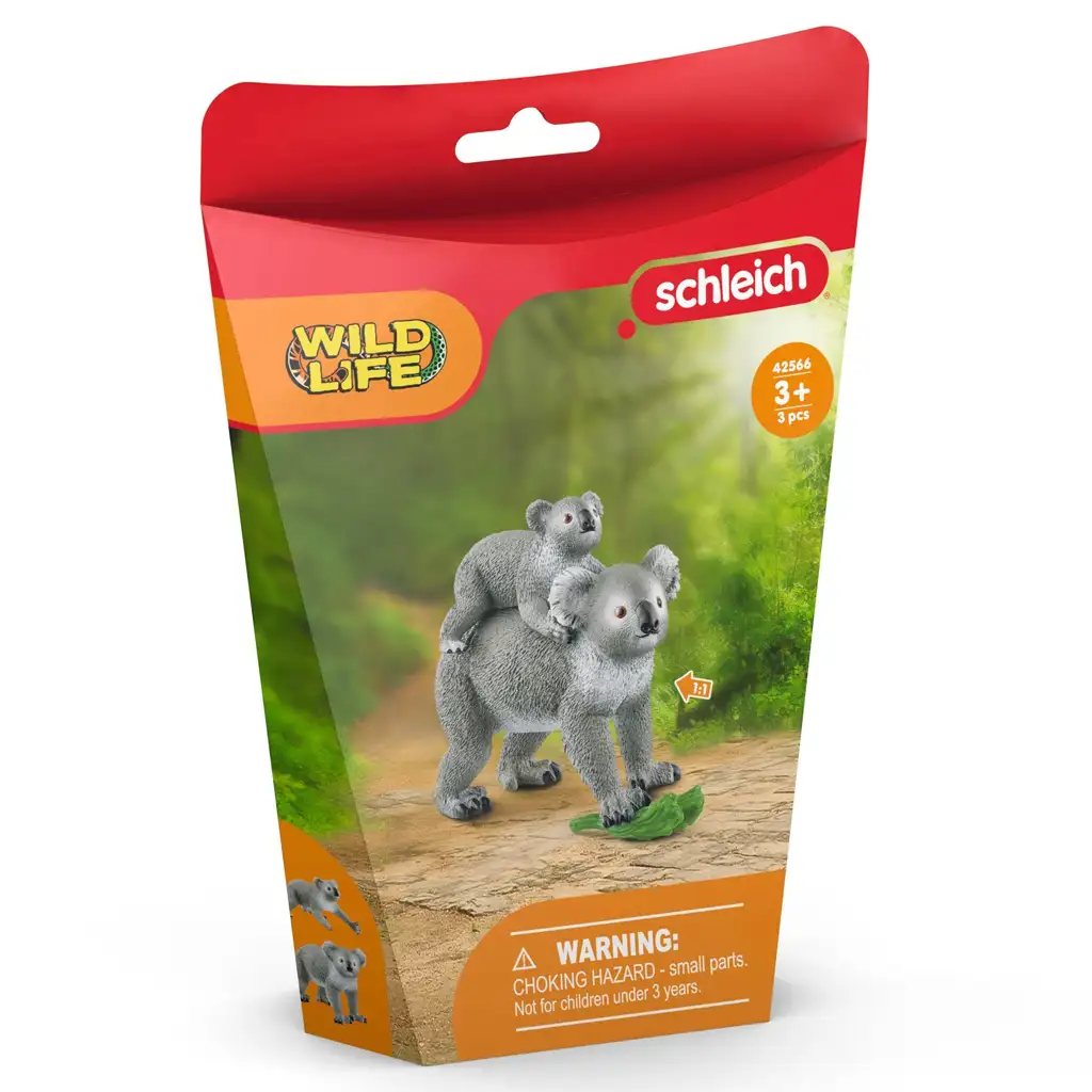 Schleich: Wild Life - Sada figúrok koala matka a mláďa (42566)