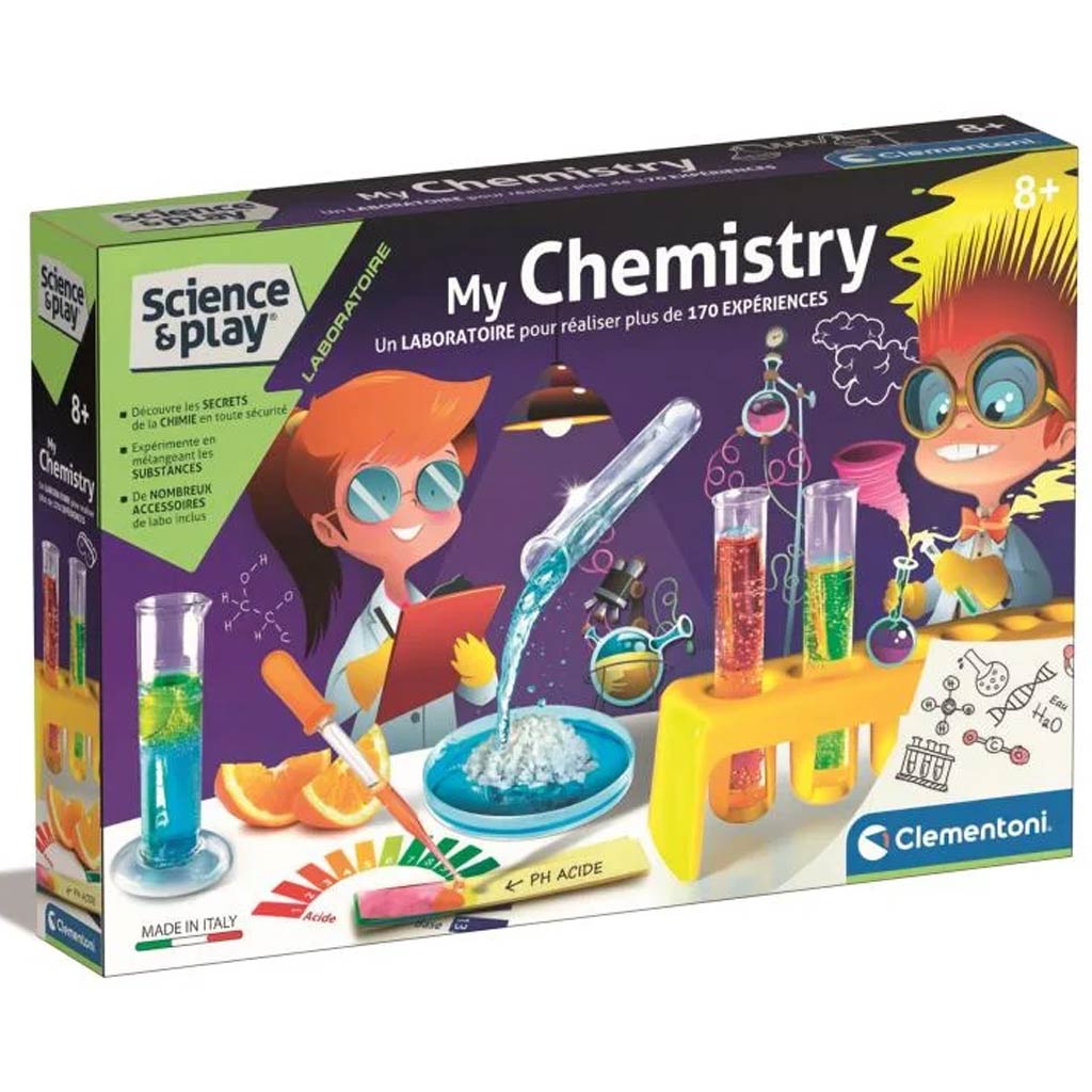 Science & Play: Moja chemická laboratória hra set - Clementoni kép 1