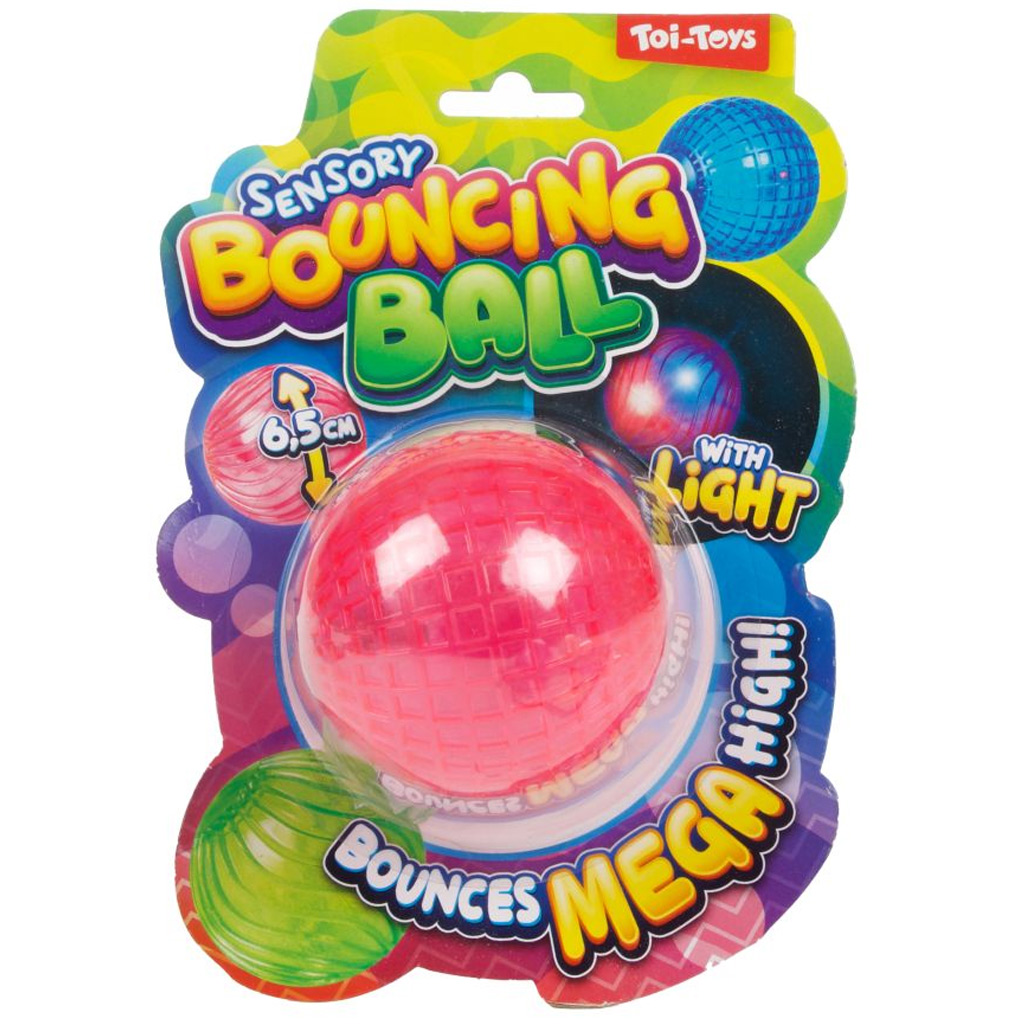 Senzorická svietiaca skákajúca lopta v rôznych variantoch, 1 ks
