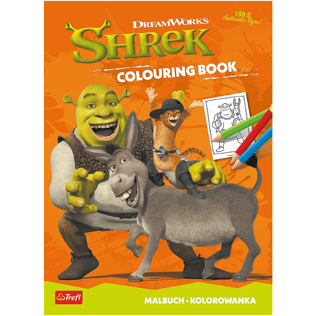 Shrek omaľovánka - Trefl kép 1