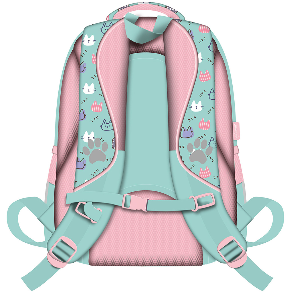 Školská taška, ruksak s mačičkou My Little Friend Fluffy Kitty BPL58 44x31x19cm kép 2