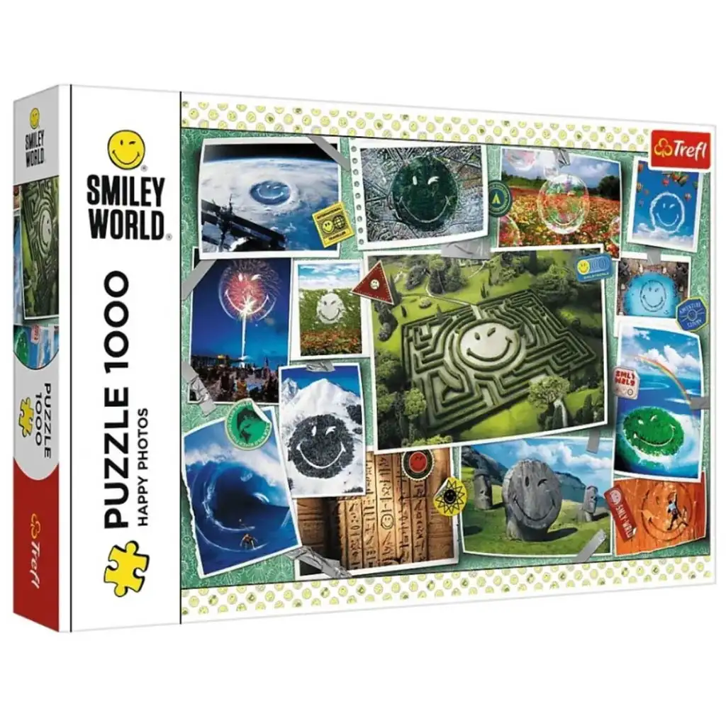 Smiley World Usmevaj sa všade na Zemi 1000 kusov puzzle - Trefl