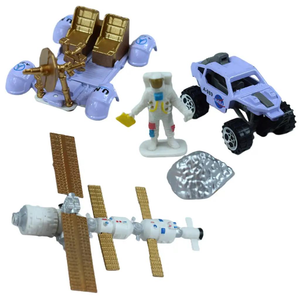 Space Team: Vesmírny súbor hračiek s vozidlami a doplnkami v rôznych variantoch 1ks kép 3