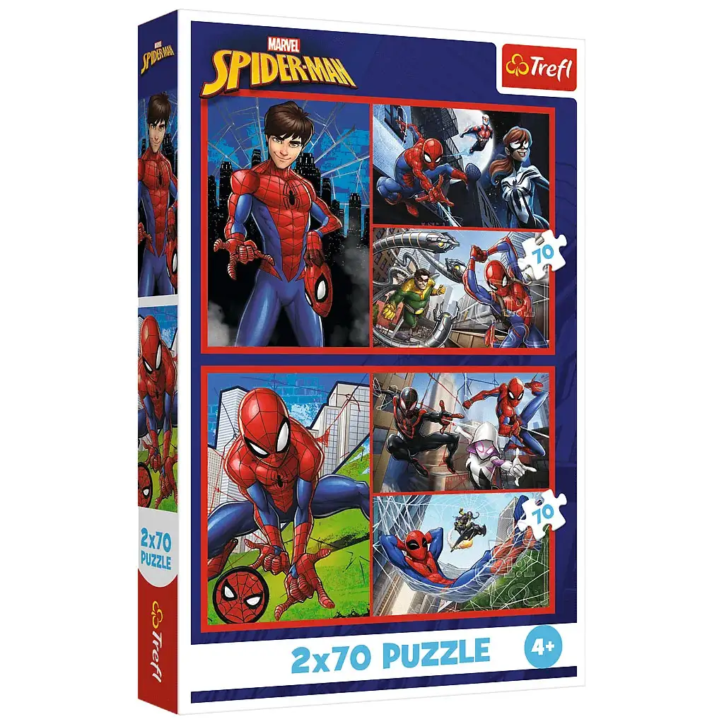 Spider-Man pavúčie príbehy 2x70-dielne puzzle - Trefl