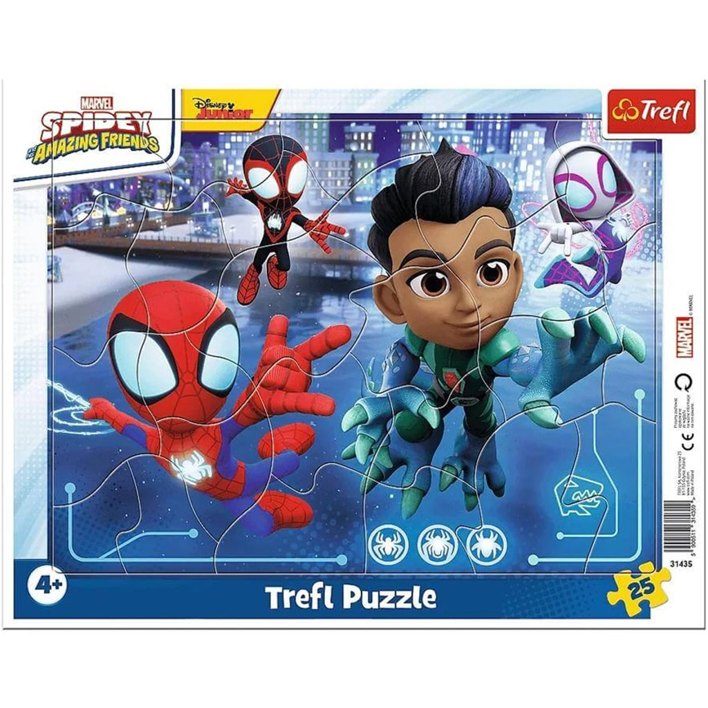 Spidey a jeho priatelia 25-dielne rámčekové puzzle - Trefl