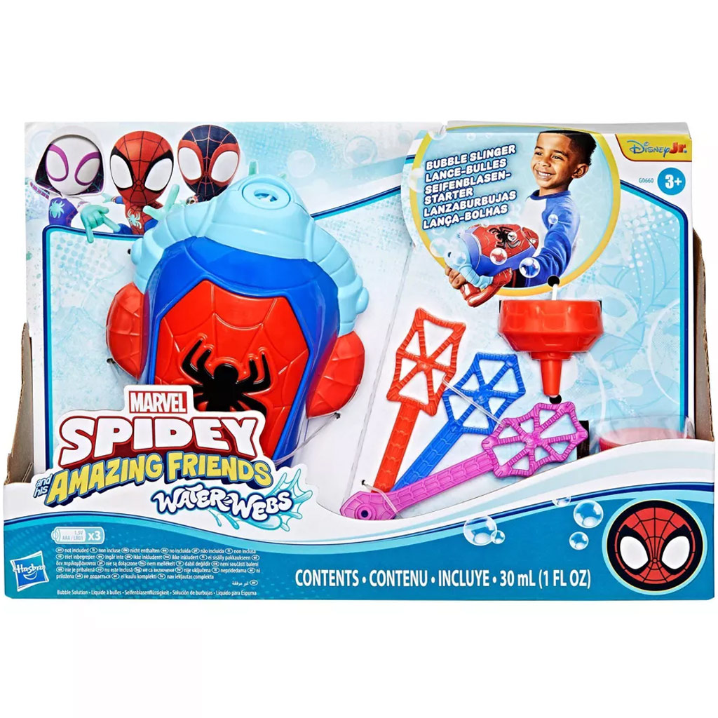 Spidey a jeho úžasní priatelia Vodné pavučiny bublifuk - Hasbro