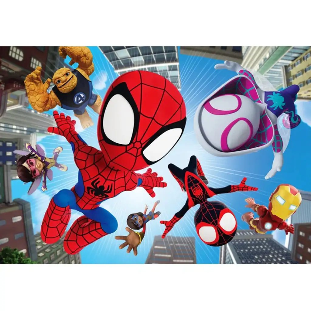 Spidey a jeho úžasní priatelia v akcii 104-dielna maxi supercolor puzzle - Clementoni kép 2