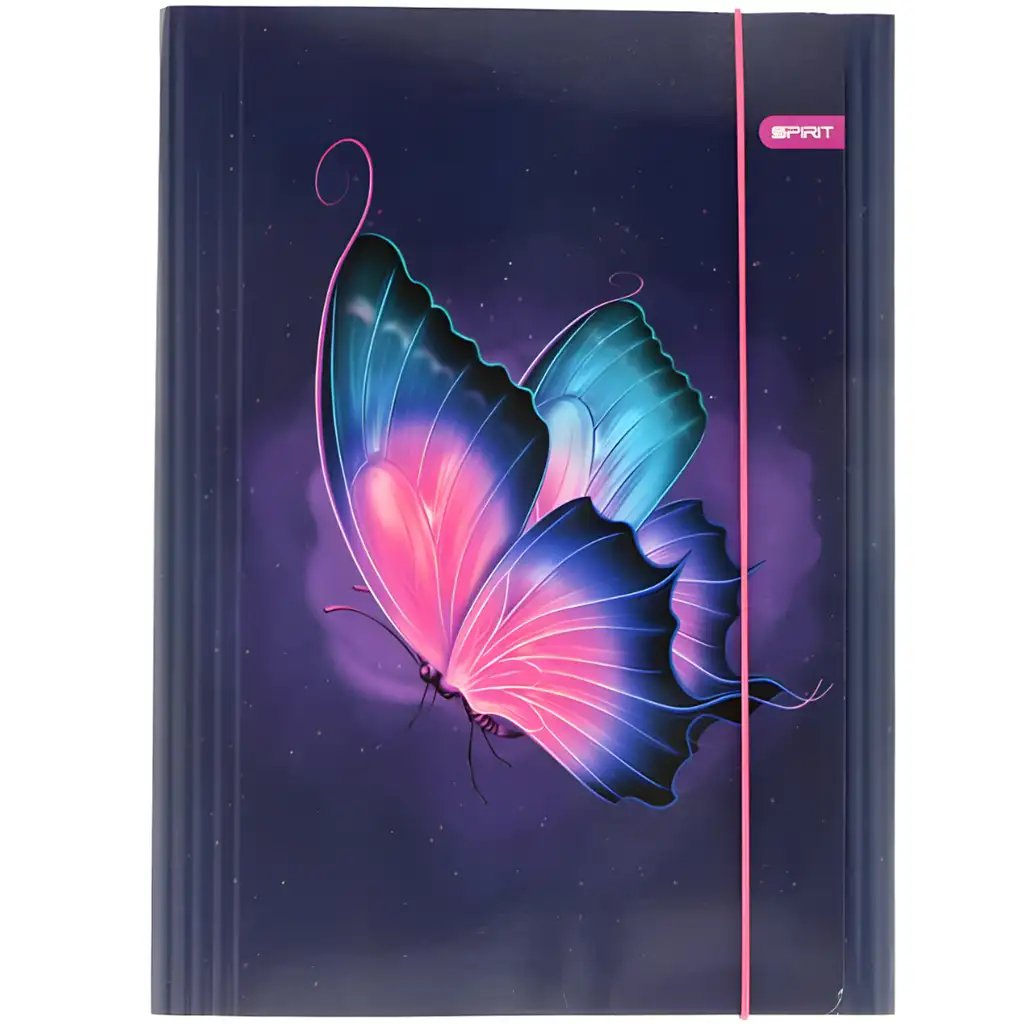 Spirit: Butterfly motýľová gumičková zložka A/4