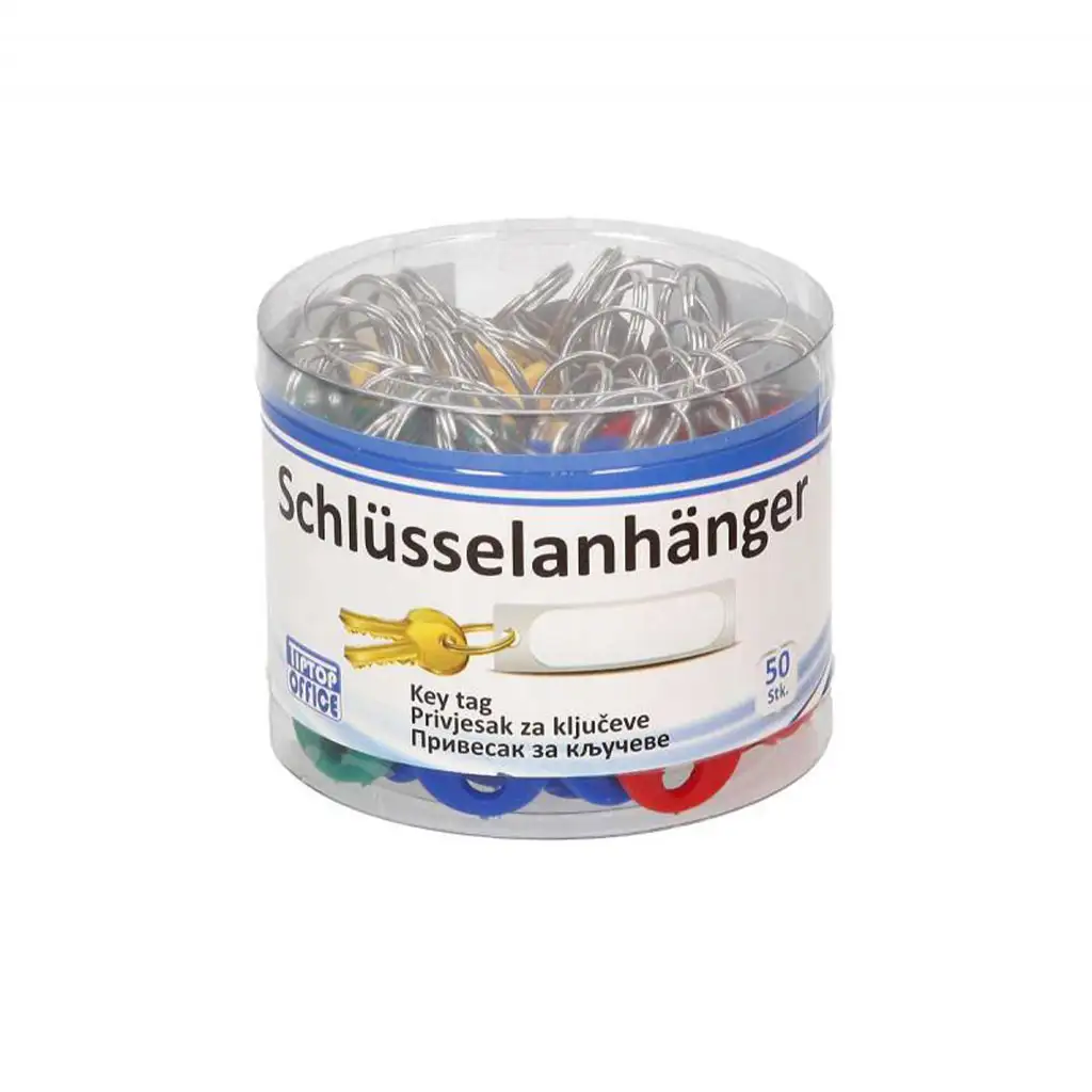 Spirit: Farebná kľúčová etiketa, sada 50 ks