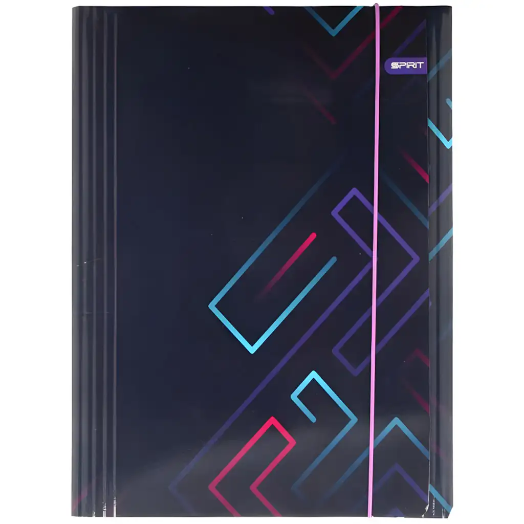 Spirit: Farebné línie gumičková mapa A/4