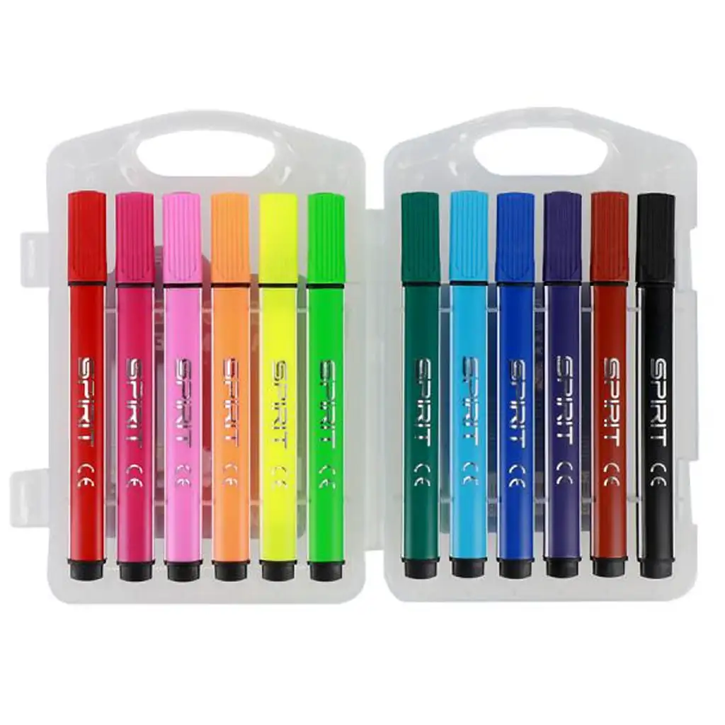 Spirit: Jumbo Trio hrubé trojuholníkové fixky, sada 12 ks kép 2