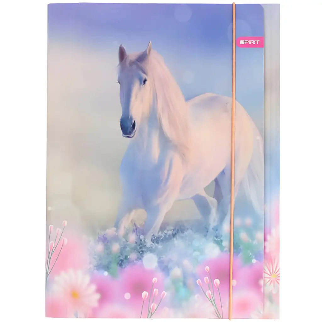 Spirit: Mladý a divoký jazdecký priečinok s gumičkou 600gr A/4