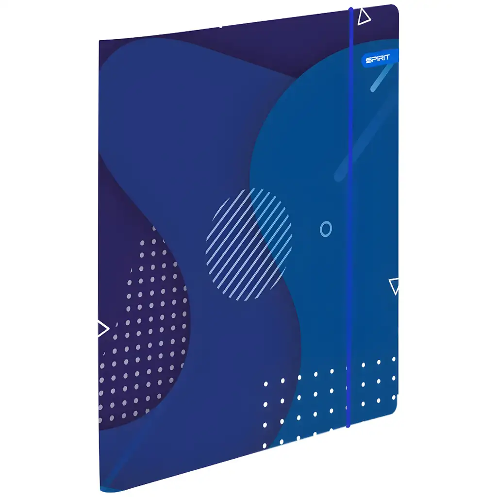 Spirit: Modrý kruh gumičková mapa A/4